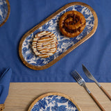 Fuente Flor azul pequeña