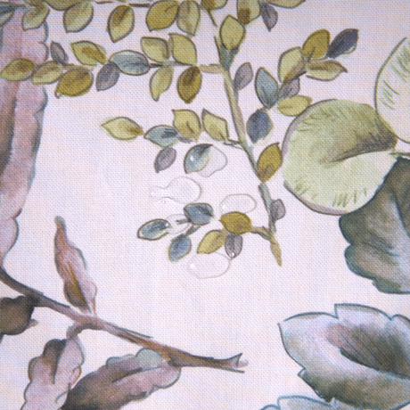 Mantel antimanchas redondo Botanical