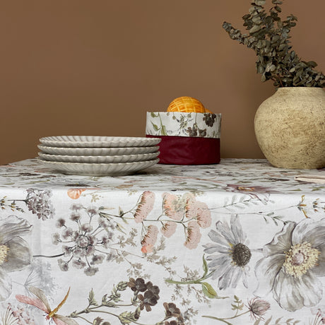 Mantel antimanchas rectangular Natura