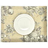 Set 4 Individuales antimanchas Valeria Beige