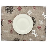 Set 4 Individuales antimanchas Rudolph