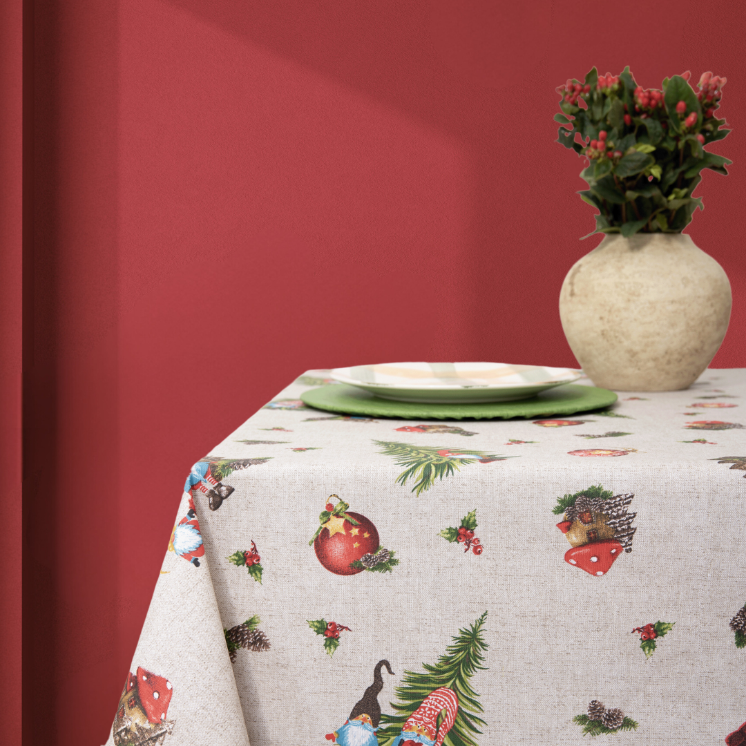 Mantel rectangular antimanchas Elfo