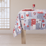 Mantel rectangular antimanchas Retales Navidad