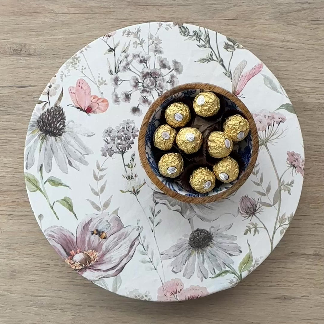 Tabla giratoria pequeña Natura