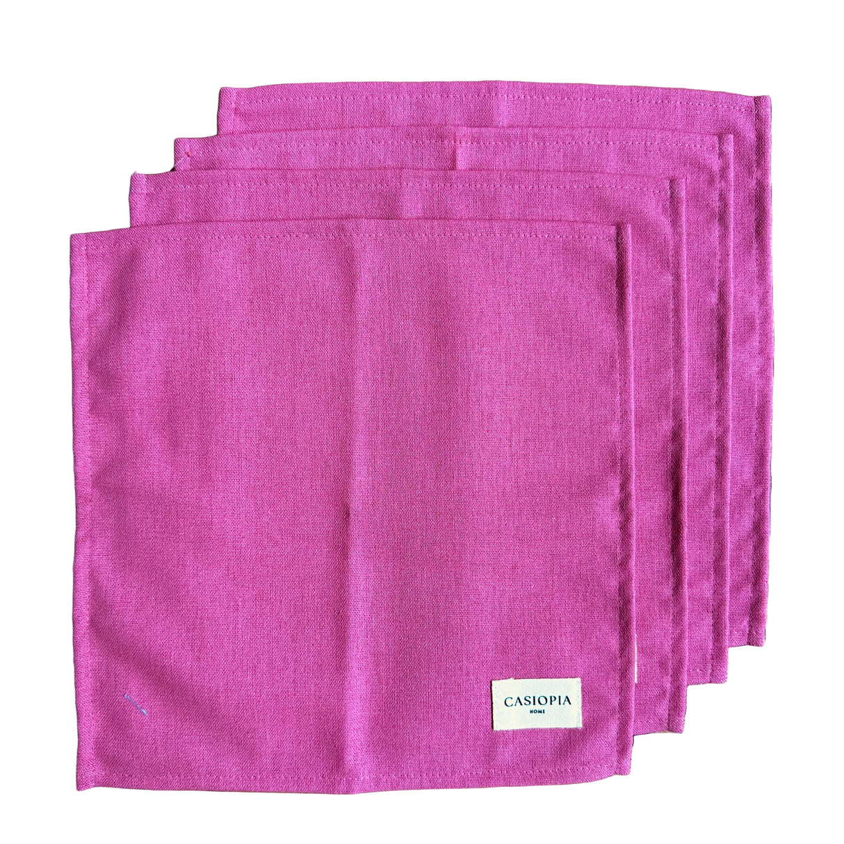 Set 4 Servilletas lonchera fucsia