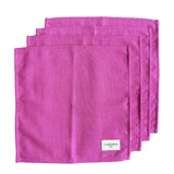 Set 4 Servilletas lonchera fucsia