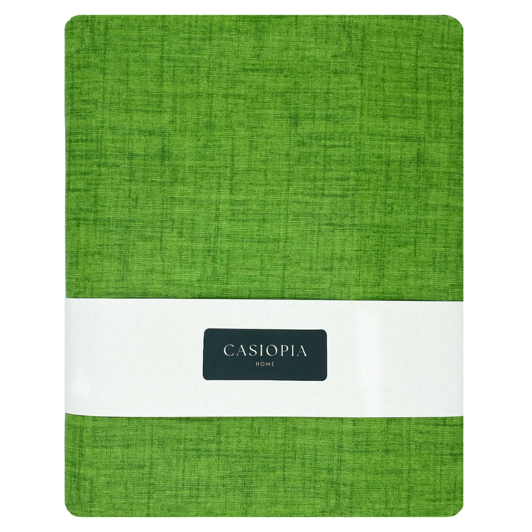 Mantel antimanchas rectangular Olimpia Musgo