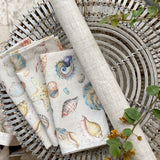 Set 4 Servilletas Conchas