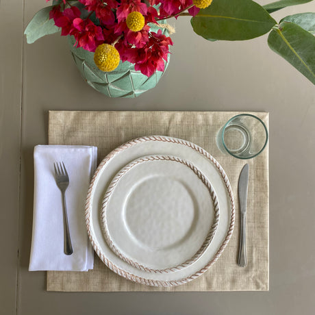 Set 4 Individuales antimanchas Olimpia Beige